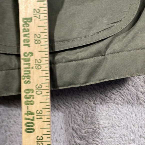 Vtg Portrait Chore Jacket Sportsman Brown Green M Shacket Button Down Utility - Picture 5 of 12